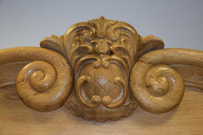 komoda z nadstawką - kredens w całości z litego dębu