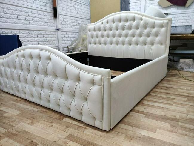 Łóżko mega, hit chesterfield głębokie pikowania, glamour