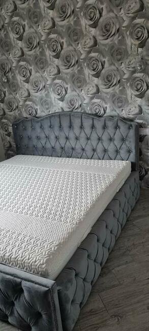 Łóżko mega, hit chesterfield głębokie pikowania, glamour