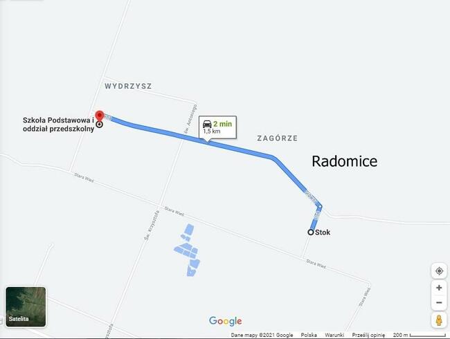 Radomice. Sprzedam działkę budowlaną 860 mkw