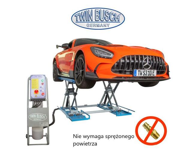 PODNOŚNIK nożycowy WYWAŻARKA automatyczna MONTAŻOWOWNICA DE