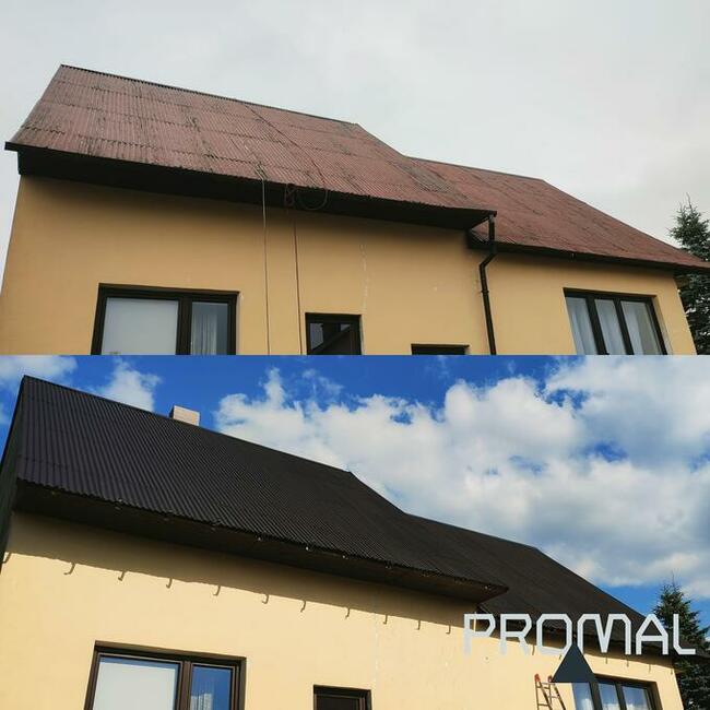 PROMAL Prace wysokościowe, mycie, malowanie dachów i elewacji