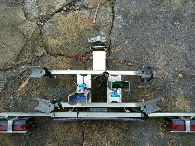 Bagażnik na 2 rowery, montaż na HAK , stan bdb