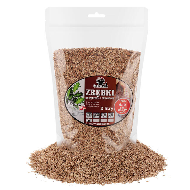Zrębki wędzarnicze DĄB KL-10/2L GRILLPAL