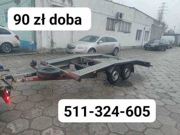 Wynajem Wypożyczalnia przyczep Gdańsk przyczepa 60zł 24h/7