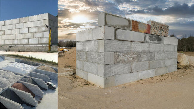 Bloczki / bloki betonowe klocki / mury oporowe - producent