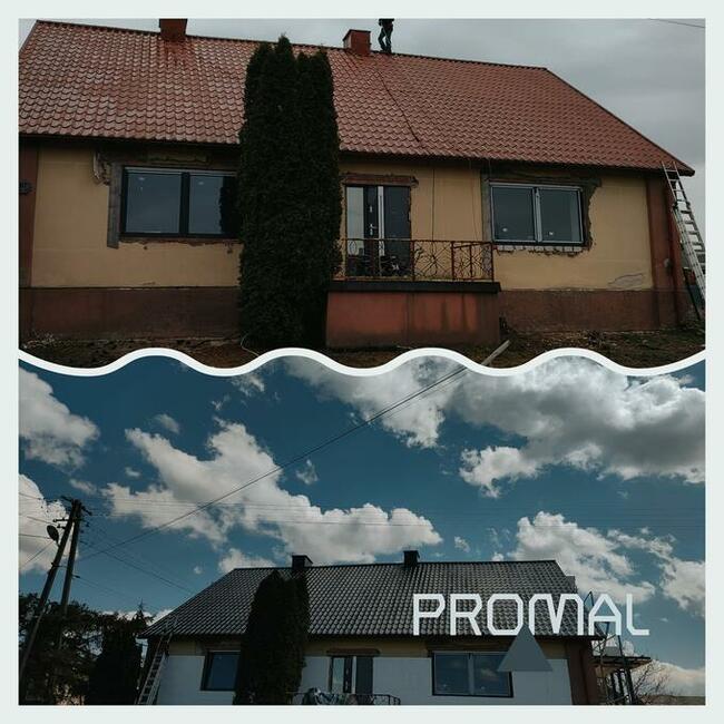 PROMAL Prace wysokościowe, mycie, malowanie dachów i elewacji