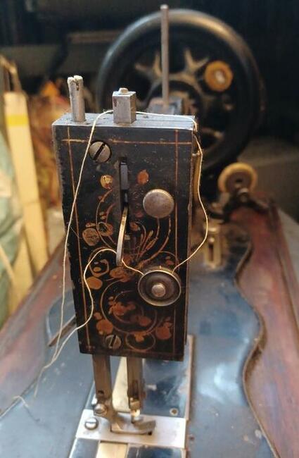 Maszyna do szycia Singer przenośna rok produkcji 1871 antyk