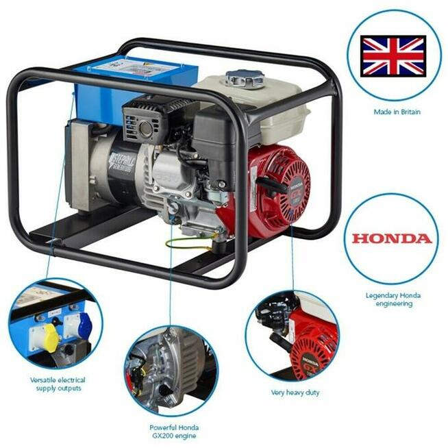 Agregat prądotwórczy generator 2.7 kW HONDA GX200 STEPHILL