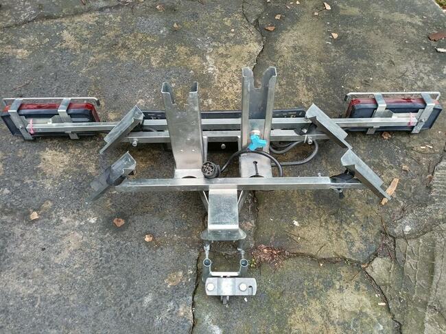 Bagażnik na 2 rowery, montaż na HAK , stan bdb