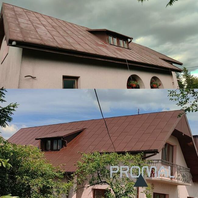 PROMAL Prace wysokościowe, mycie, malowanie dachów i elewacji