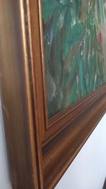 Obraz olejny róże - sygnowany