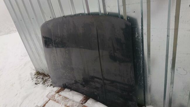 ^ VW Passat B3 Maska Pokrywa Silnika BezKorozjiCzarnyMetalik