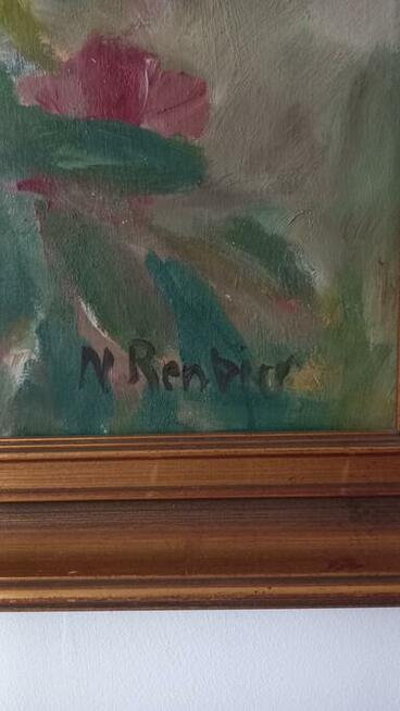 Obraz olejny róże - sygnowany