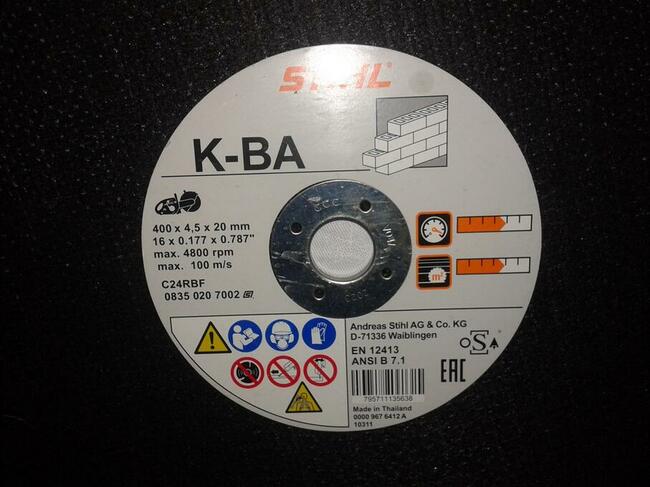 Największa pila przecinarka STIHL TS 800 6,8KM 7 tarcz 400m