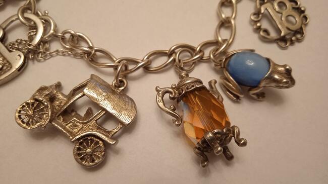 Bransoletka srebrna próba 925 waga 47 gram