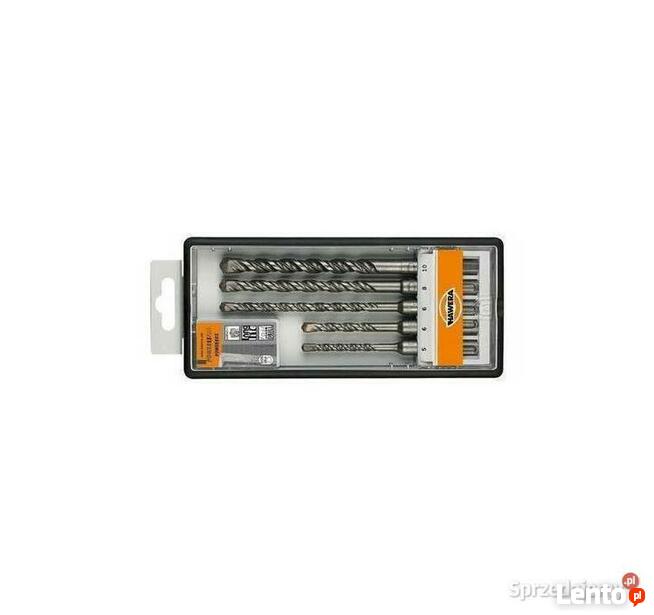 Zestaw wierteł do muru i betonu SDS PLUS HAWERA