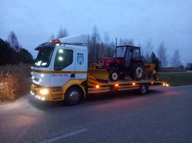 Pomoc drogowa laweta autoholowanie grójec belsk duży