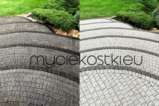 Mycie czyszczenie KOSTKI brukowej ELEWACJI - NOWY SĄCZ