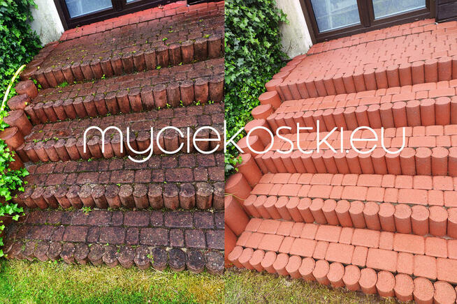 Mycie czyszczenie KOSTKI brukowej ELEWACJI - NOWY SĄCZ