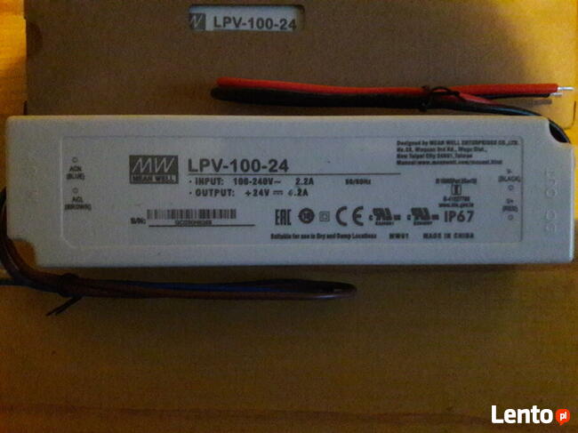 Zasilacz hermetyczny IP67 led 24v.