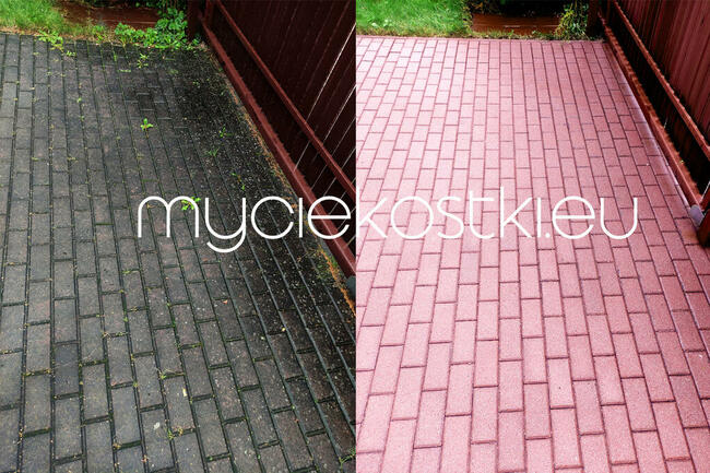 Mycie czyszczenie KOSTKI brukowej ELEWACJI - NOWY SĄCZ