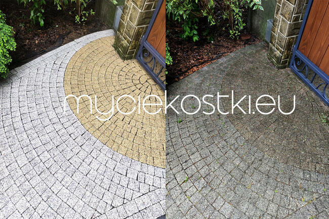 Mycie czyszczenie KOSTKI brukowej ELEWACJI - NOWY SĄCZ