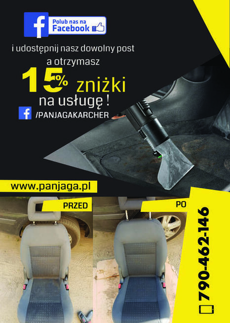 Pranie tapicerki, materacy, wykładzin- Karcher Mosina