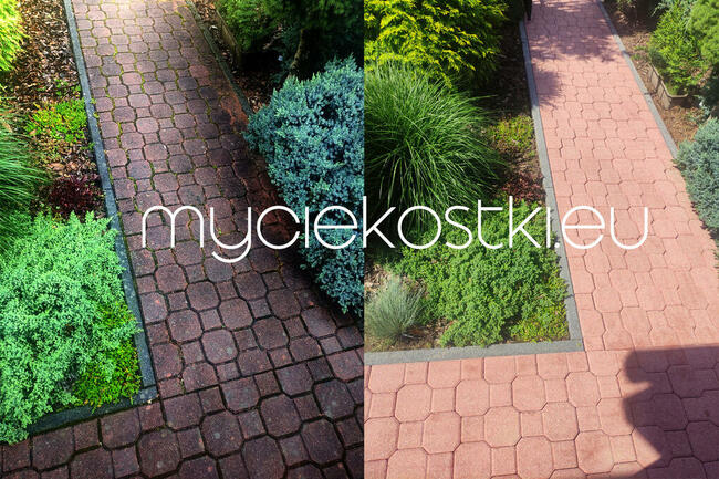 Mycie czyszczenie KOSTKI brukowej ELEWACJI - NOWY SĄCZ