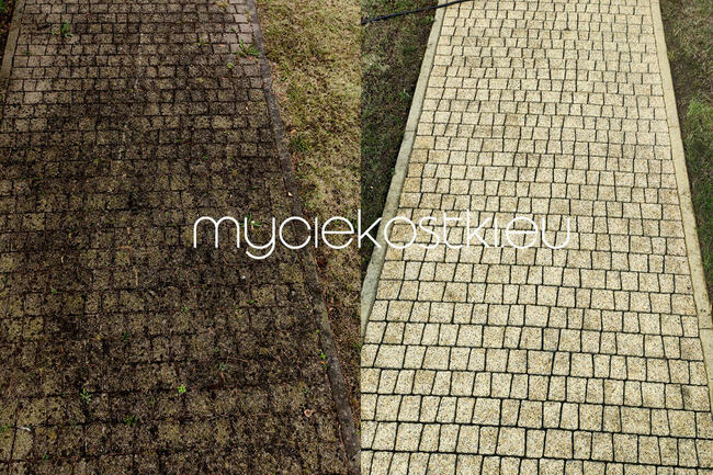 Mycie czyszczenie KOSTKI brukowej ELEWACJI - NOWY SĄCZ