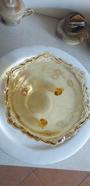 Żardiniera Patera Szkło Antyk