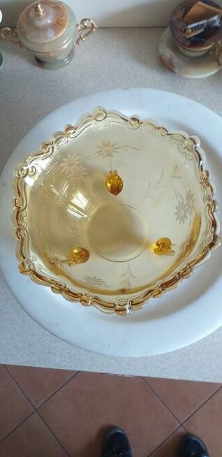 Żardiniera Patera Szkło Antyk