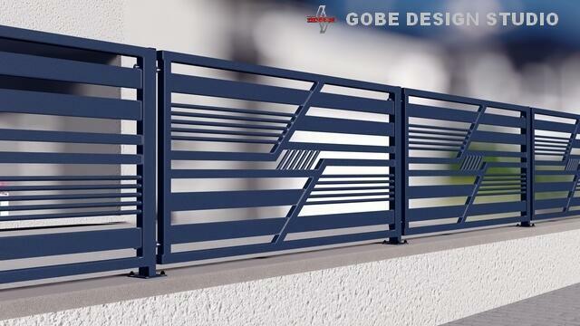 Nowoczesne bramy ogrodzenia balustrady