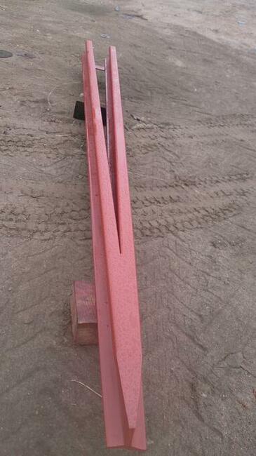 Dzioby odbojnic szyny nowe 49/60E1, staro użyteczne S-49/60