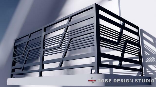 Nowoczesne bramy ogrodzenia balustrady