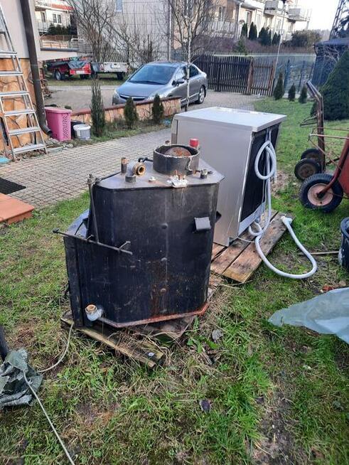 Kominek narożny z płaszczem wodnym