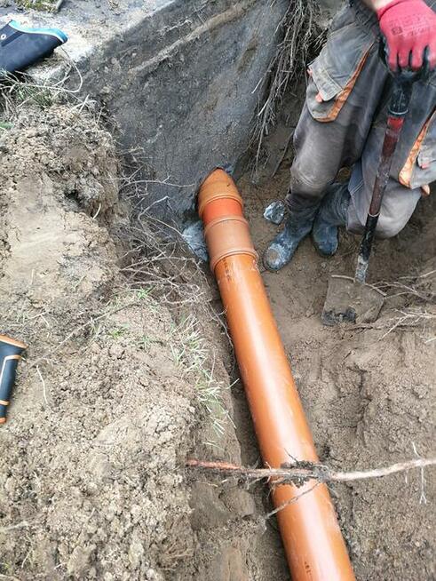 Przyłącza kanalizacyjne, woda, gazowe, drenaż, odwodnienia,