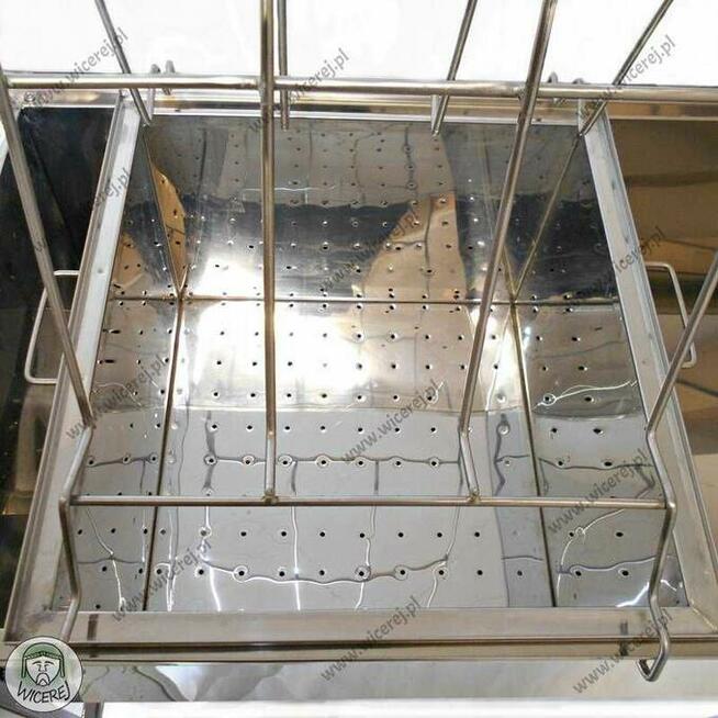 Stół do odsklepiania 1,5m Dadant z KOSZEM Nierdzewny