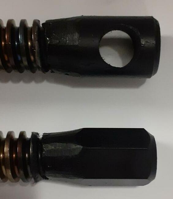 Śruba trapezowa tr 28x5 ścisk stolarski do pras imadło docis