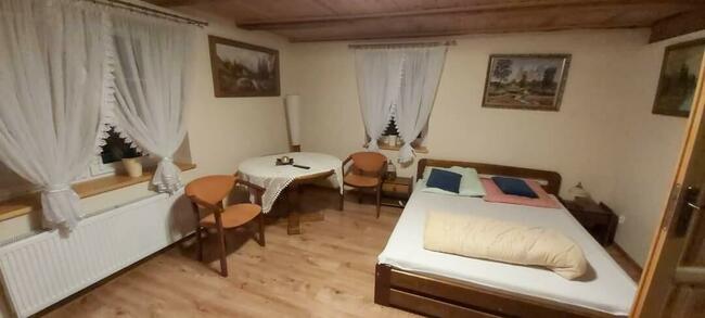 Domek wakacyjny w lesie sauna stawy