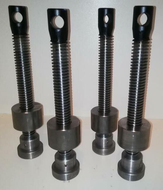 Śruba trapezowa tr 28x5 ścisk stolarski do pras imadło docis