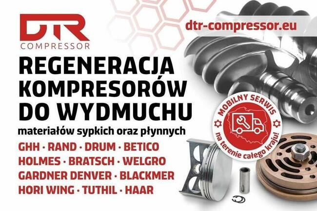 Regeneracja kompresorów do wydmuchu materiałów sypkich