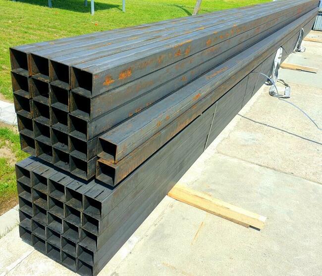 Profile zamknięte czarne profil rura kwadrat kształtownik