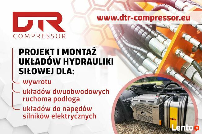 Montaż + Projekt Układu Hydrauliki Siłowej na Ciągnik Siodłowy