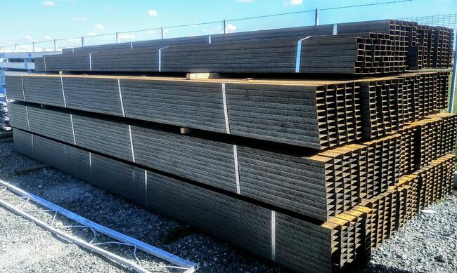 Profile zamknięte czarne profil rura kwadrat kształtownik