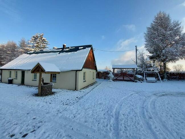 Domek wakacyjny w lesie sauna stawy