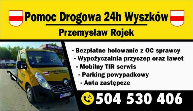 Tania Auto Pomoc Drogowa Wyszków 24h Laweta Pułtusk Serock