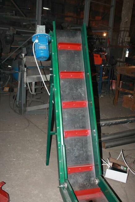 Taśmociąg, przenośniki taśmowe, szerokość taśmy od 300 mm.