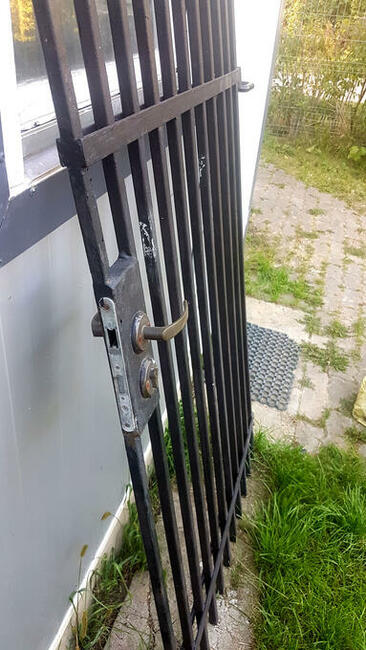 stalowa brama przesuwana 7m [w swietle 5m) + furtka