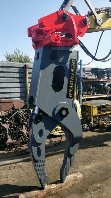 Szczęki DESTROYER do recyklingu pojazdów, samochód